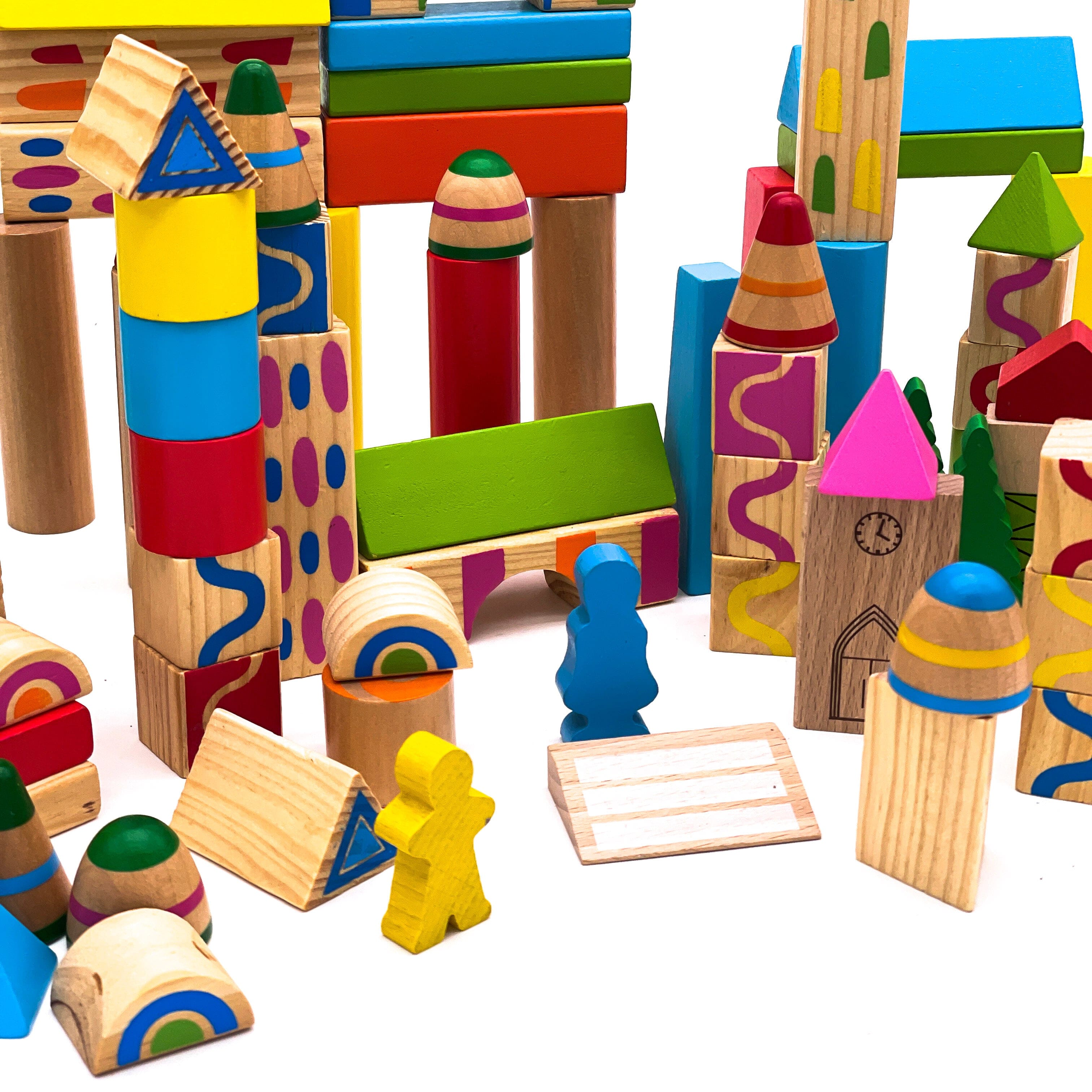 Blocs de construction Multicolore formes et dessins divers Jeux de construction Circule 