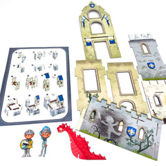 Puzzle décor - Le château des chevaliers Jeux de construction Circule 